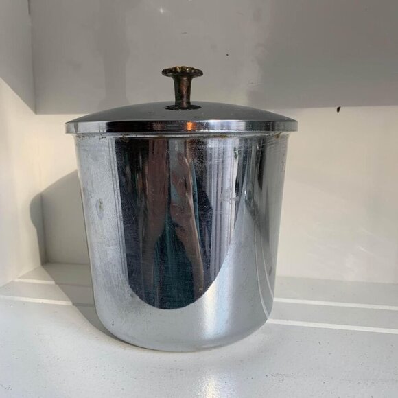 Vintage Everedy Chrome Coffee Canister With Lid - Picture 3 of 10